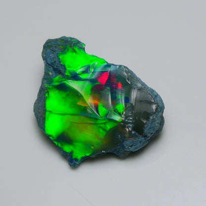 Rare Black Opal 20.95 Carats | Natural Black Ethiopian Opal Rough - Ready for Cutting & Jewelry!