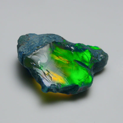 Rare Black Opal 20.95 Carats | Natural Black Ethiopian Opal Rough - Ready for Cutting & Jewelry!
