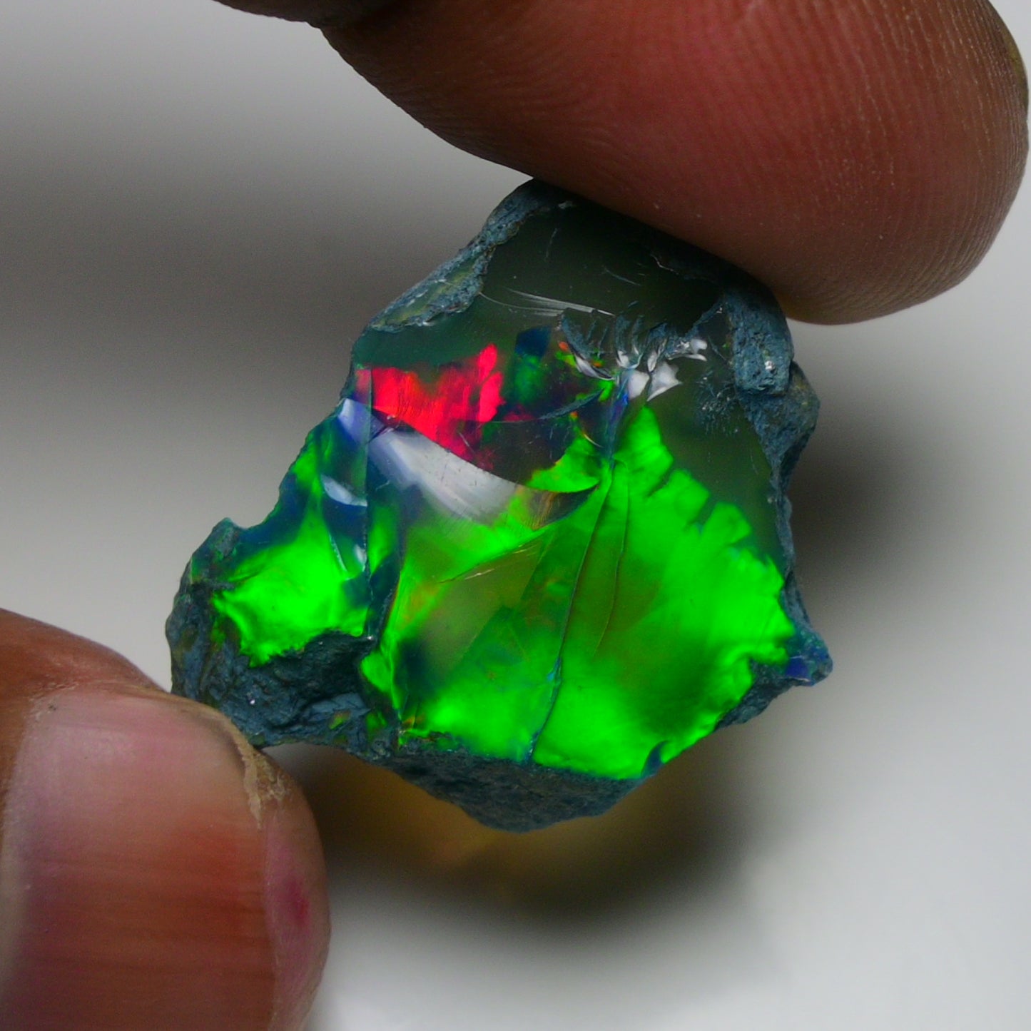 Rare Black Opal 20.95 Carats | Natural Black Ethiopian Opal Rough - Ready for Cutting & Jewelry!