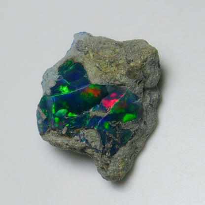 Black Opal 10.50 Carats | Natural Black Ethiopian Opal Rough - Ready for Cutting & Jewelry!