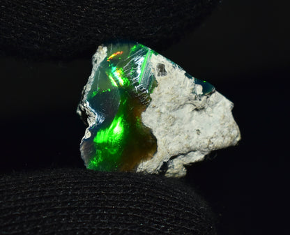 Black Opal 10.00 Carats | Natural Black Ethiopian Opal Rough - Ready for Cutting & Jewelry!