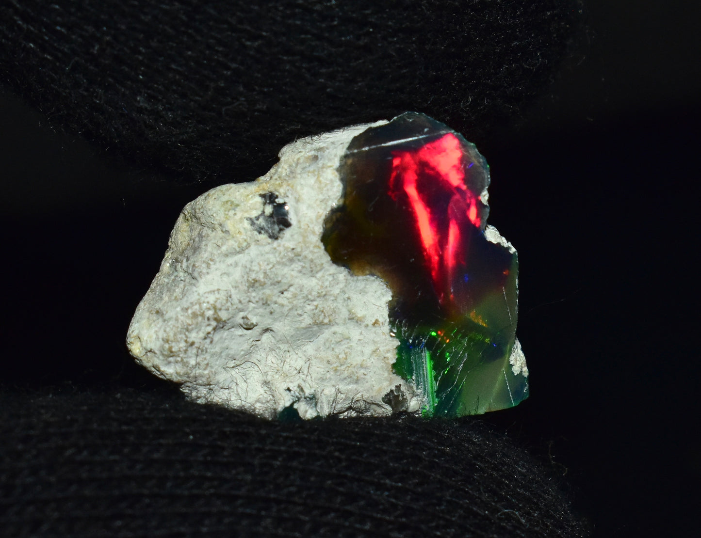 Black Opal 10.00 Carats | Natural Black Ethiopian Opal Rough - Ready for Cutting & Jewelry!
