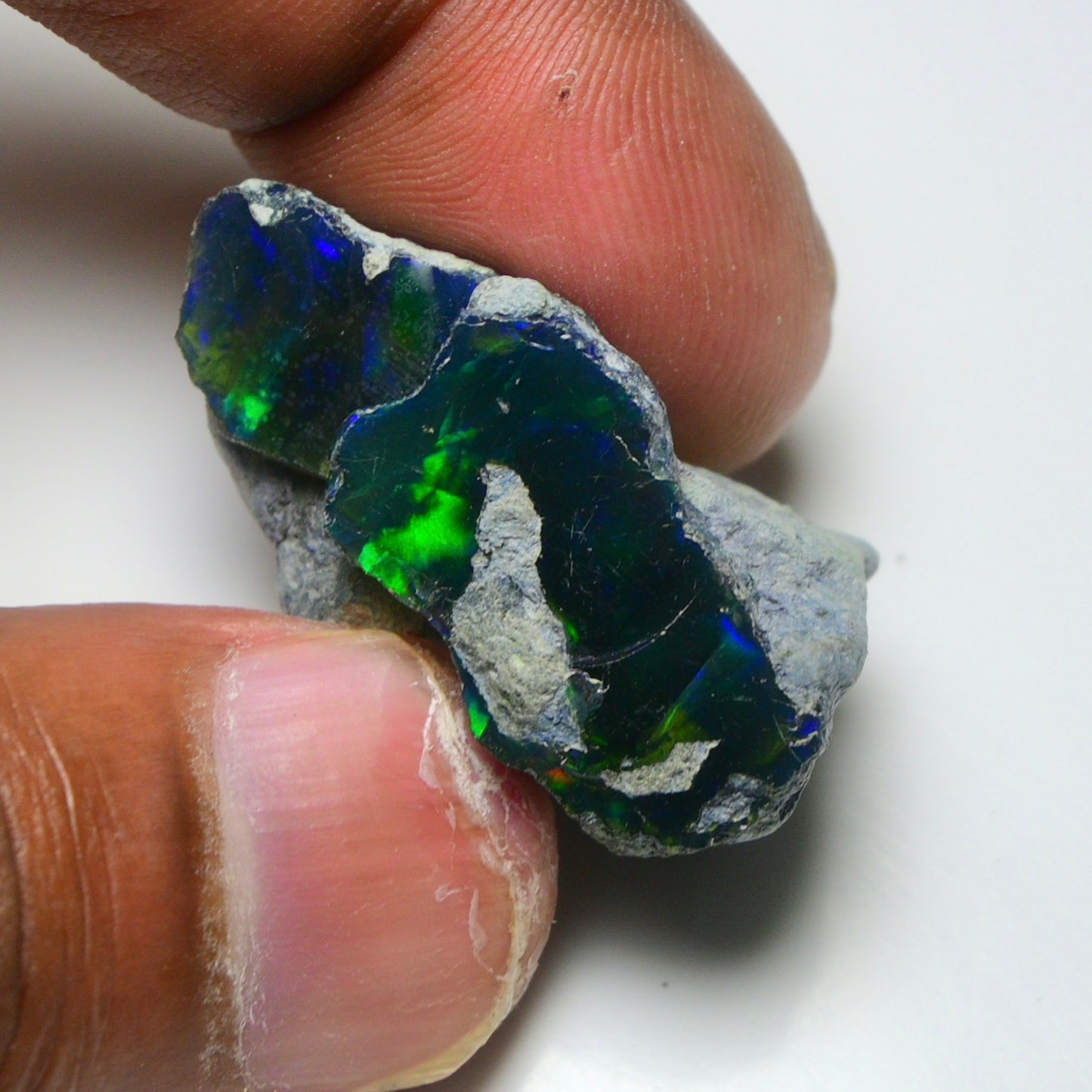 Rare Black Opal 32.00 Carats | Natural Black Ethiopian Opal Rough - Ready for Cutting & Jewelry!