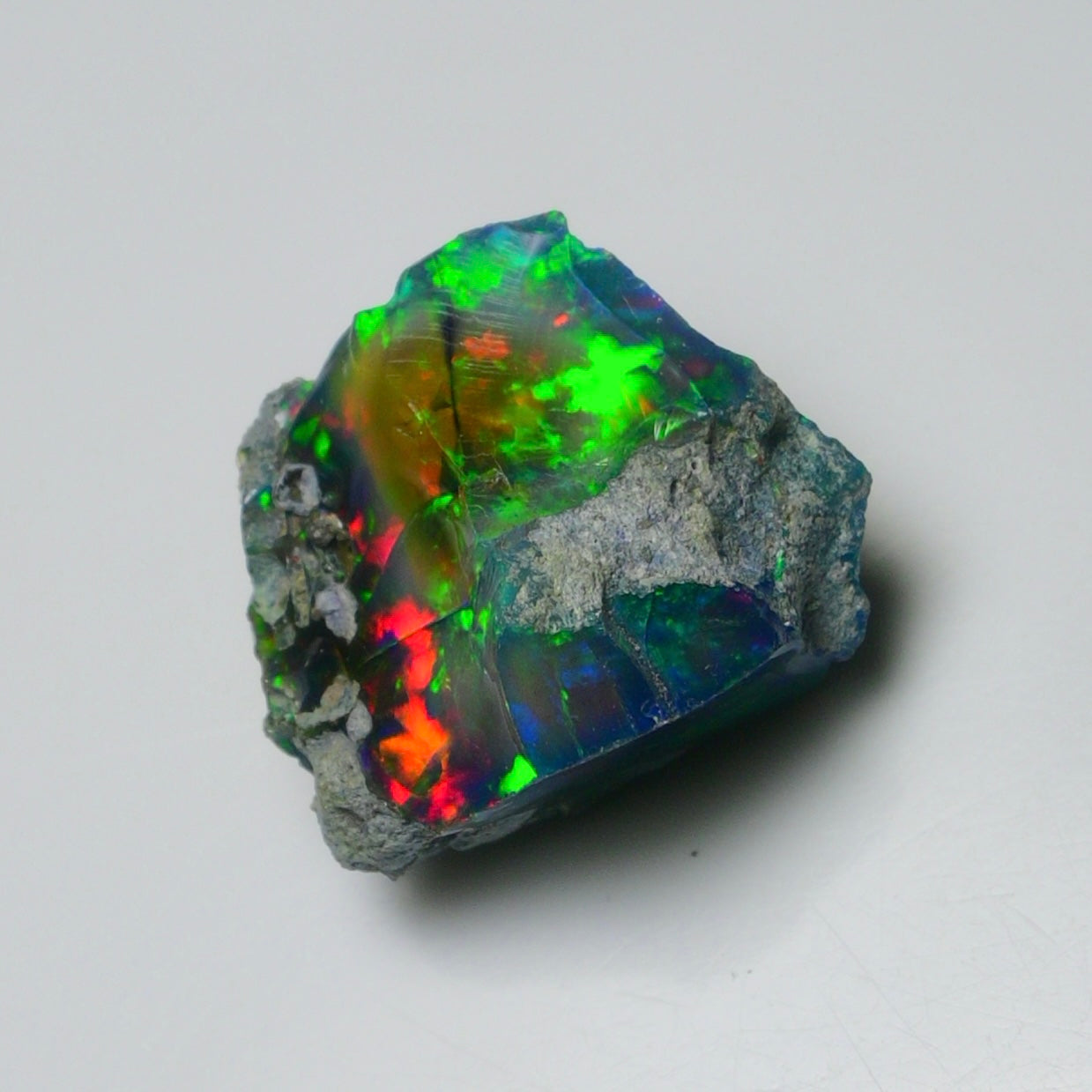 Rare Black Opal 25.40 Carats | Natural Black Ethiopian Opal Rough - Ready for Cutting & Jewelry!