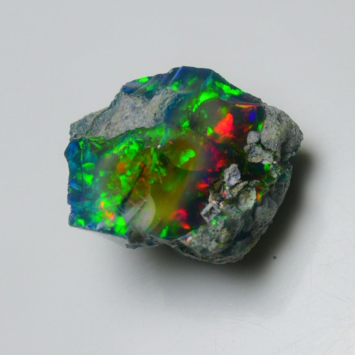 Rare Black Opal 25.40 Carats | Natural Black Ethiopian Opal Rough - Ready for Cutting & Jewelry!