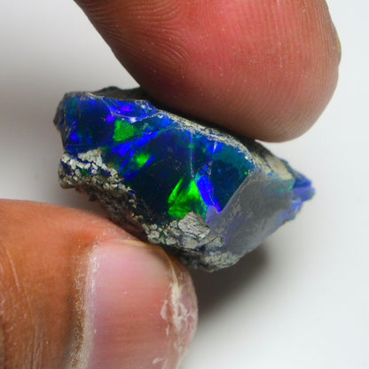 Rare Black Opal 23.10 Carats | Natural Black Ethiopian Opal Rough - Ready for Cutting & Jewelry!
