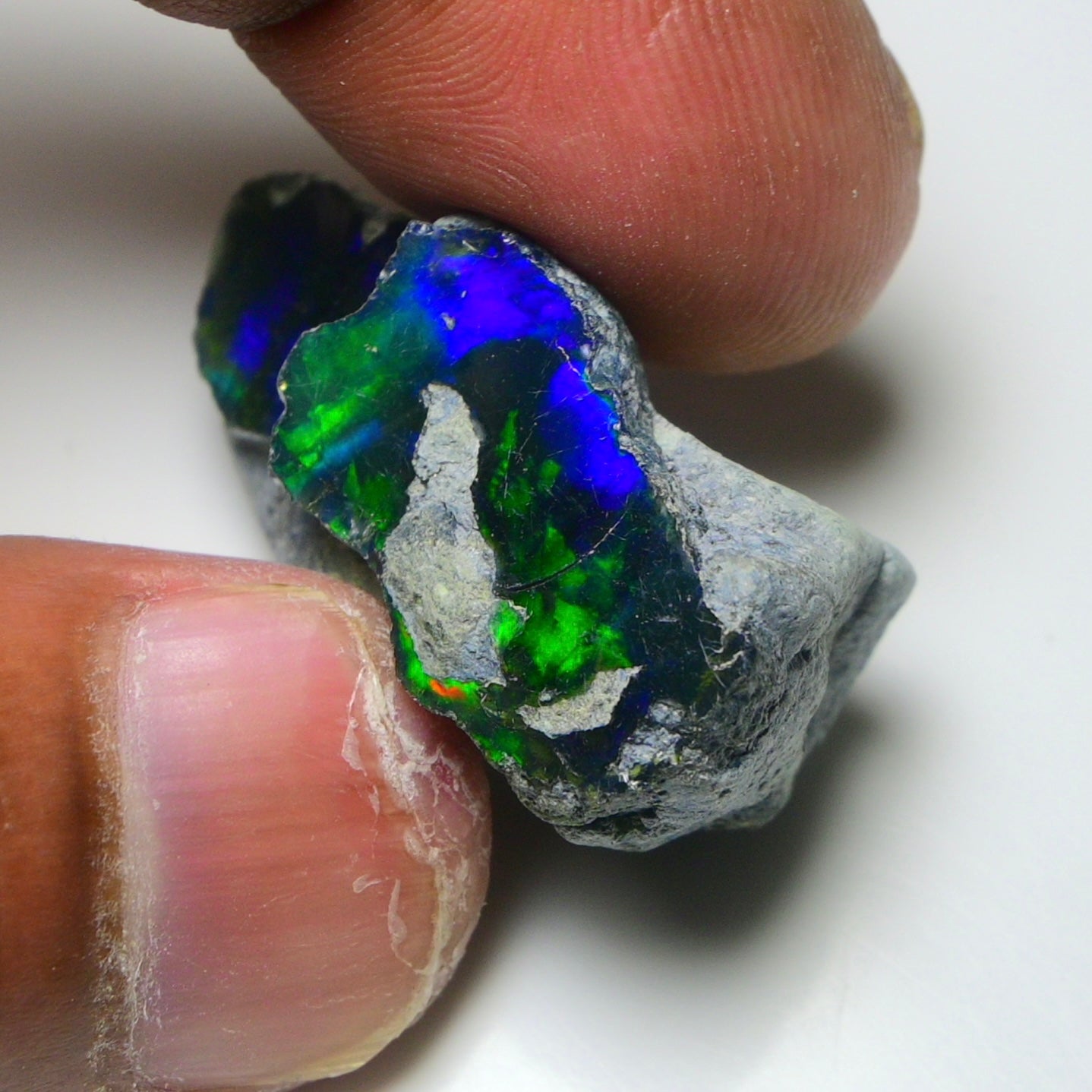 Rare Black Opal 32.00 Carats | Natural Black Ethiopian Opal Rough - Ready for Cutting & Jewelry!