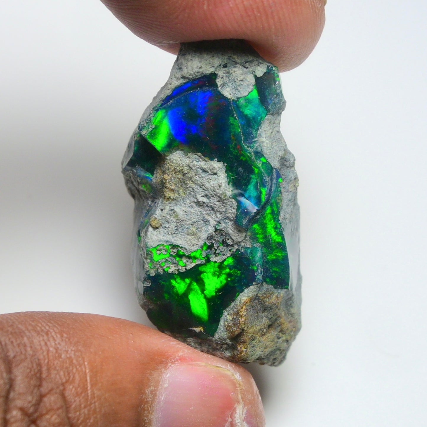 Rare Black Opal 35.25 Carats | Natural Black Ethiopian Opal Rough - Ready for Cutting & Jewelry!