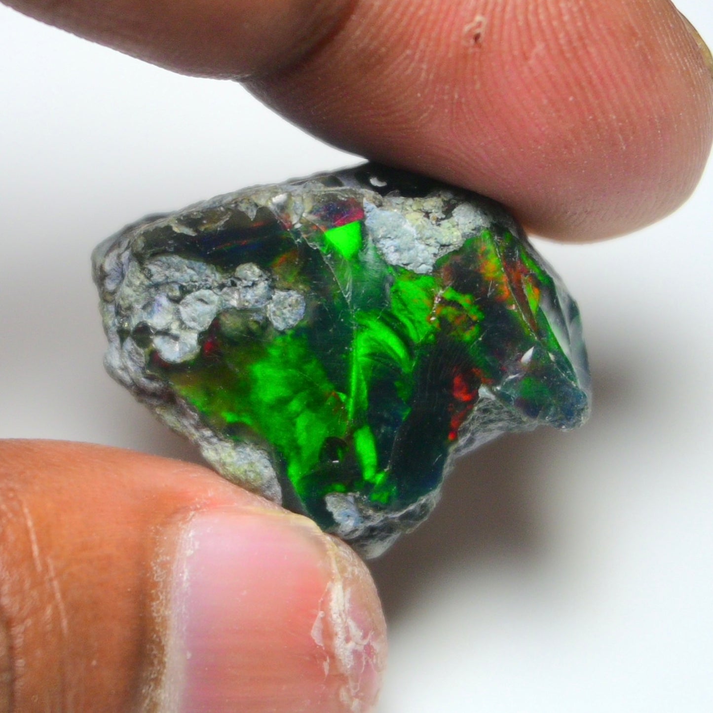 Rare Black Opal 26.70 Carats | Natural Black Ethiopian Opal Rough - Ready for Cutting & Jewelry!
