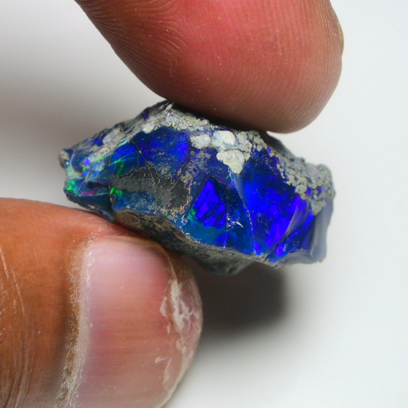 Rare Black Opal 23.10 Carats | Natural Black Ethiopian Opal Rough - Ready for Cutting & Jewelry!