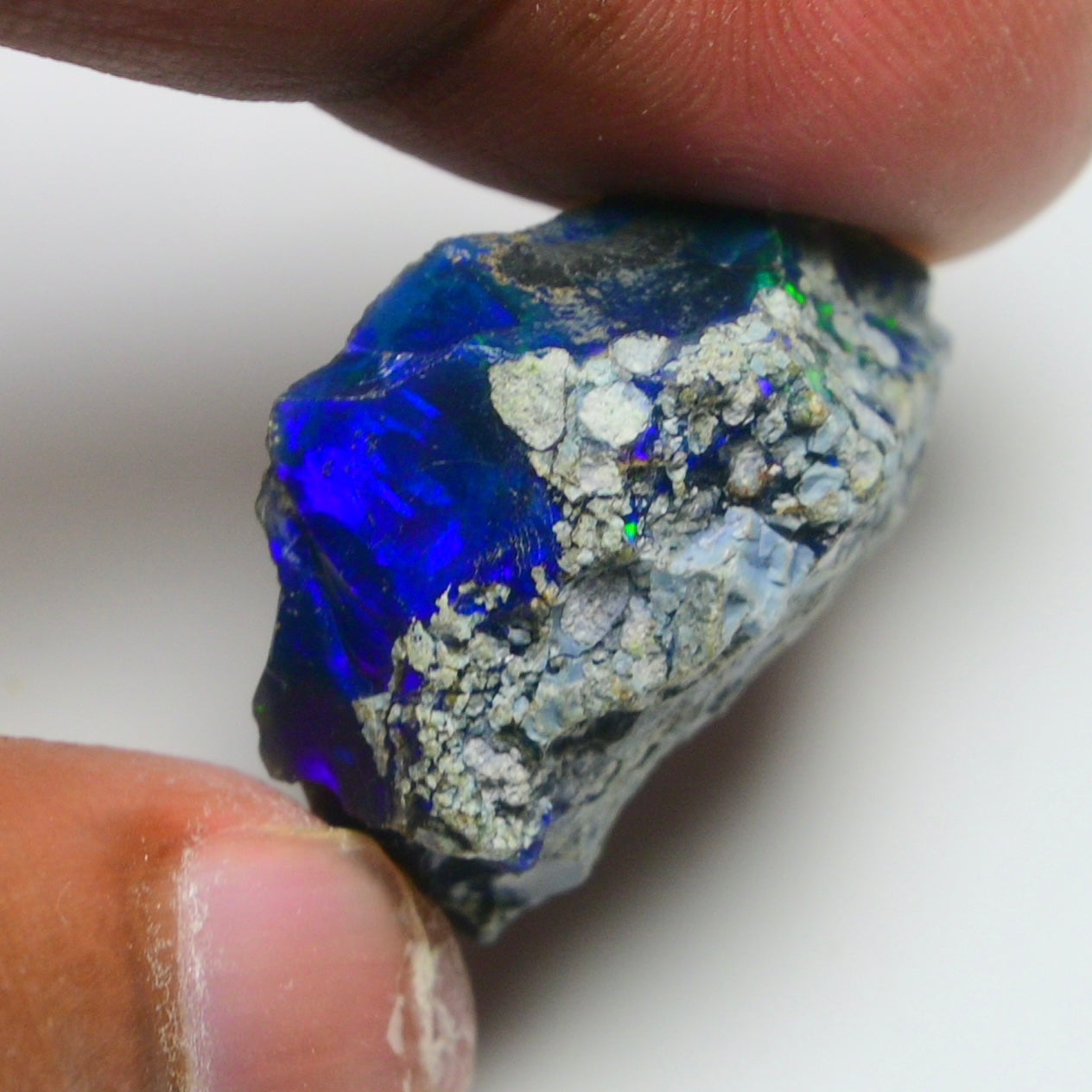 Rare Black Opal 23.10 Carats | Natural Black Ethiopian Opal Rough - Ready for Cutting & Jewelry!