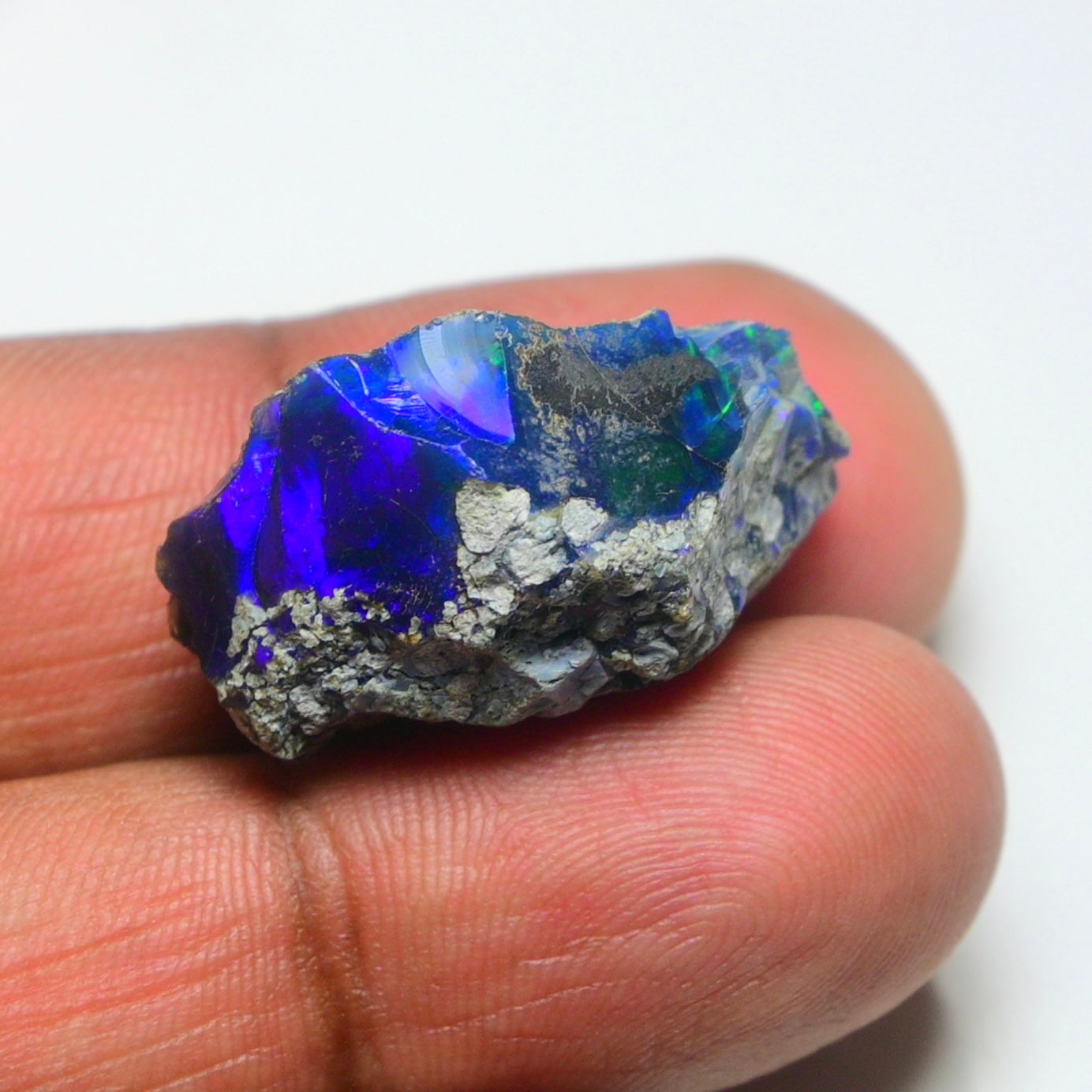 Rare Black Opal 23.10 Carats | Natural Black Ethiopian Opal Rough - Ready for Cutting & Jewelry!