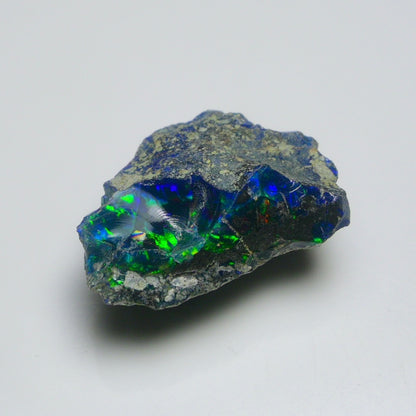 Rare Black Opal 23.10 Carats | Natural Black Ethiopian Opal Rough - Ready for Cutting & Jewelry!