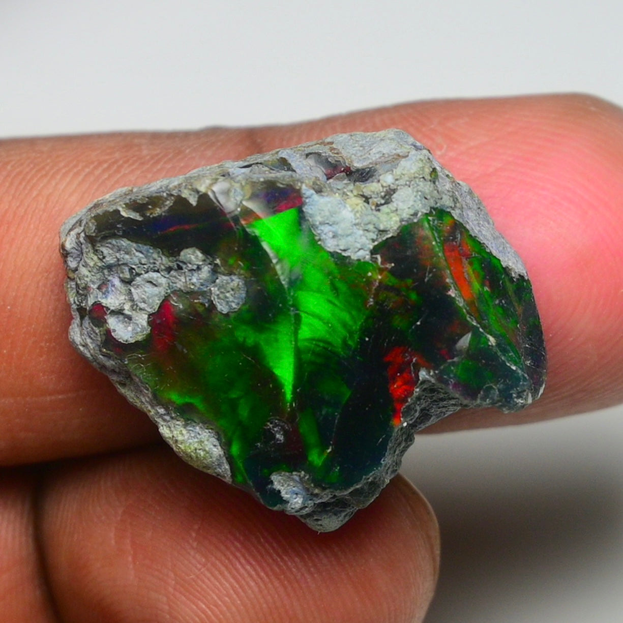 Rare Black Opal 26.70 Carats | Natural Black Ethiopian Opal Rough - Ready for Cutting & Jewelry!