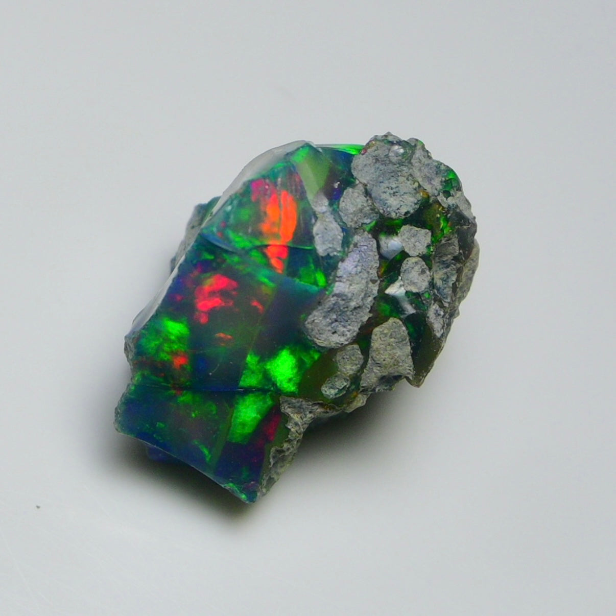 Rare Black Opal 25.40 Carats | Natural Black Ethiopian Opal Rough - Ready for Cutting & Jewelry!