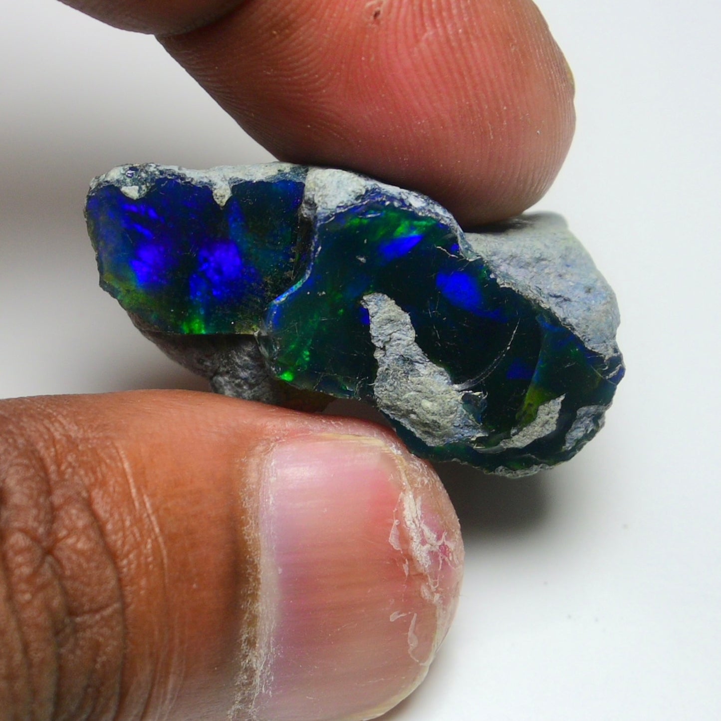 Rare Black Opal 32.00 Carats | Natural Black Ethiopian Opal Rough - Ready for Cutting & Jewelry!