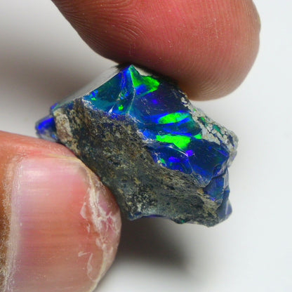 Rare Black Opal 23.10 Carats | Natural Black Ethiopian Opal Rough - Ready for Cutting & Jewelry!