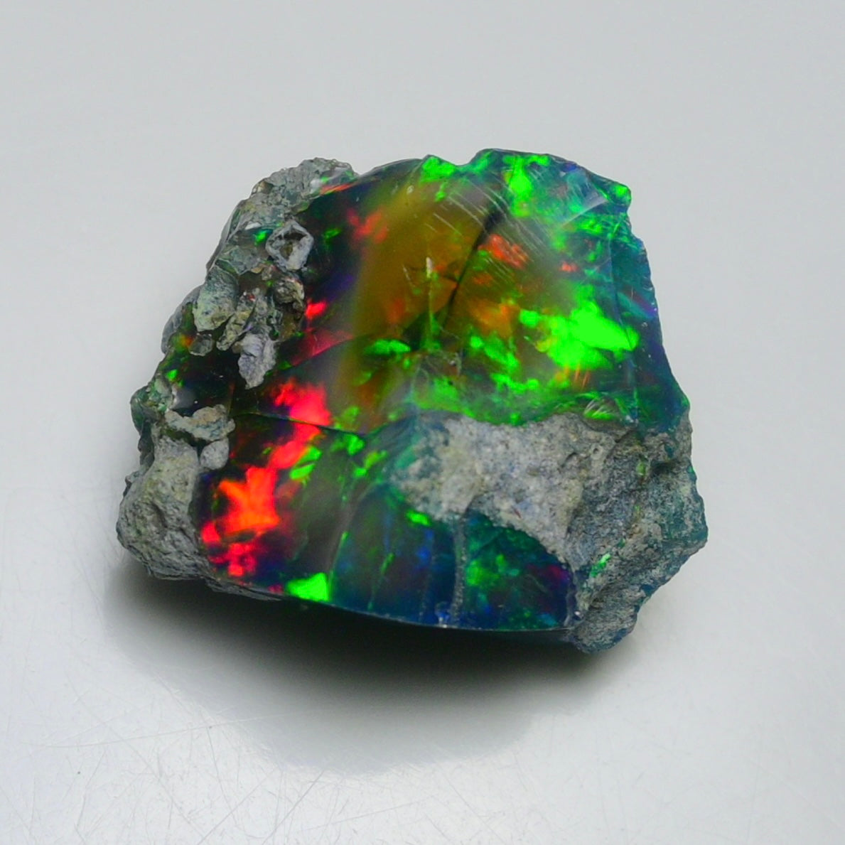 Rare Black Opal 25.40 Carats | Natural Black Ethiopian Opal Rough - Ready for Cutting & Jewelry!