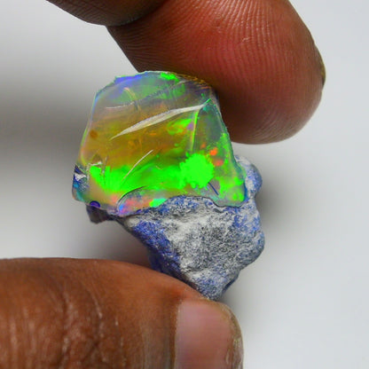 Rare Black Opal 23.55 Carats | Natural Black Ethiopian Opal Rough - Ready for Cutting & Jewelry!