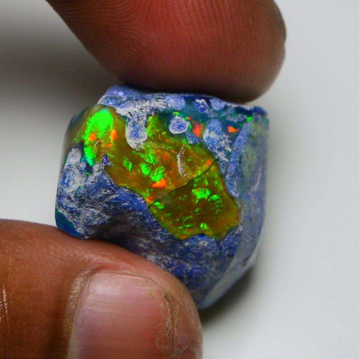 Rare Black Opal 38.75 Carats | Natural Black Ethiopian Opal Rough - Ready for Cutting & Jewelry!