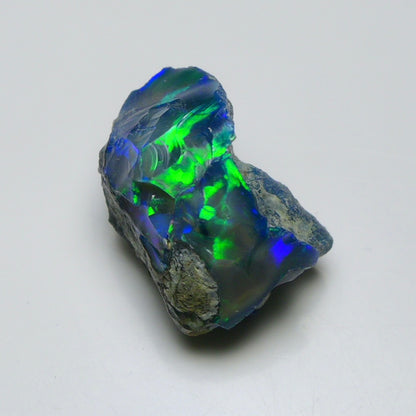 Rare Black Opal 26.35 Carats | Natural Black Ethiopian Opal Rough - Ready for Cutting & Jewelry!