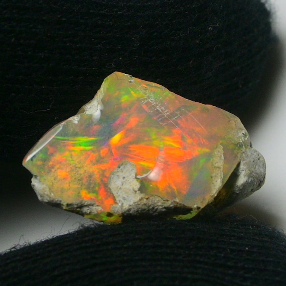 White Opal 11.00 Carats | Natural White Ethiopian Opal Rough - Ready for Cutting & Jewelry!