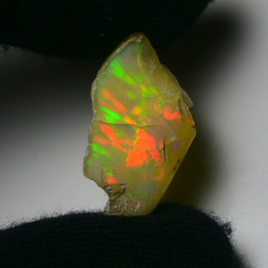 White Opal 16.30 Carats | Natural White Ethiopian Opal Rough - Ready for Cutting & Jewelry!
