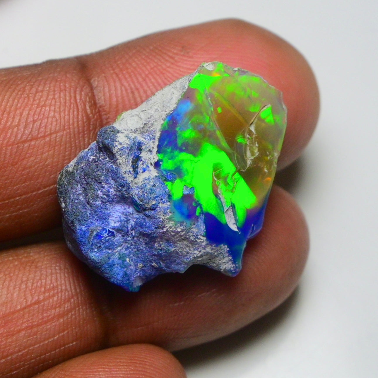 Rare Black Opal 23.55 Carats | Natural Black Ethiopian Opal Rough - Ready for Cutting & Jewelry!