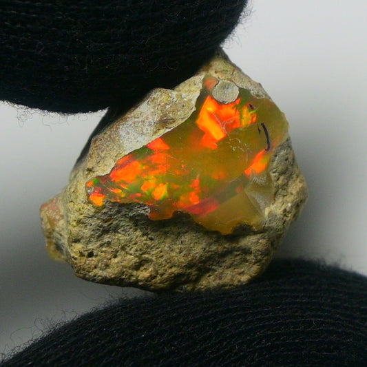White Opal 21.10 Carats | Natural White Ethiopian Opal Rough - Ready for Cutting & Jewelry!