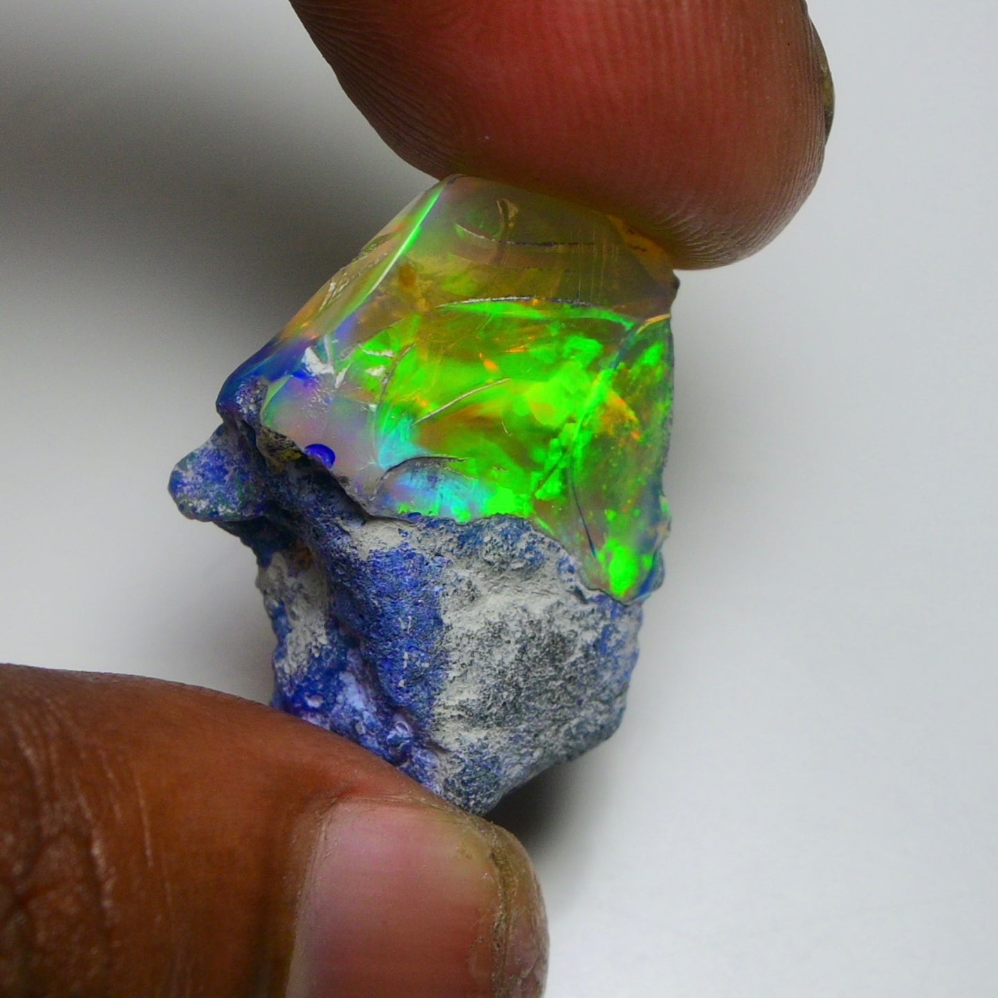 Rare Black Opal 23.55 Carats | Natural Black Ethiopian Opal Rough - Ready for Cutting & Jewelry!