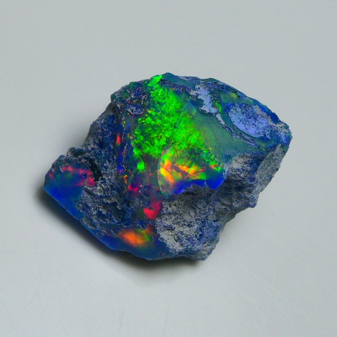 Rare Black Opal 20.40 Carats | Natural Black Ethiopian Opal Rough - Ready for Cutting & Jewelry!