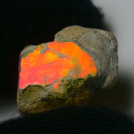 White Opal 13.75 Carats | Natural White Ethiopian Opal Rough - Ready for Cutting & Jewelry!