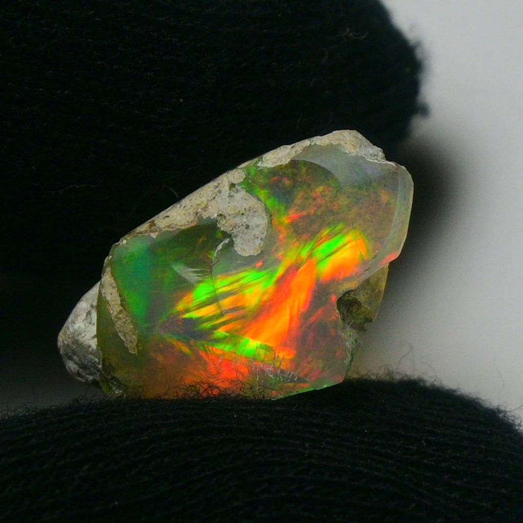White Opal 11.00 Carats | Natural White Ethiopian Opal Rough - Ready for Cutting & Jewelry!