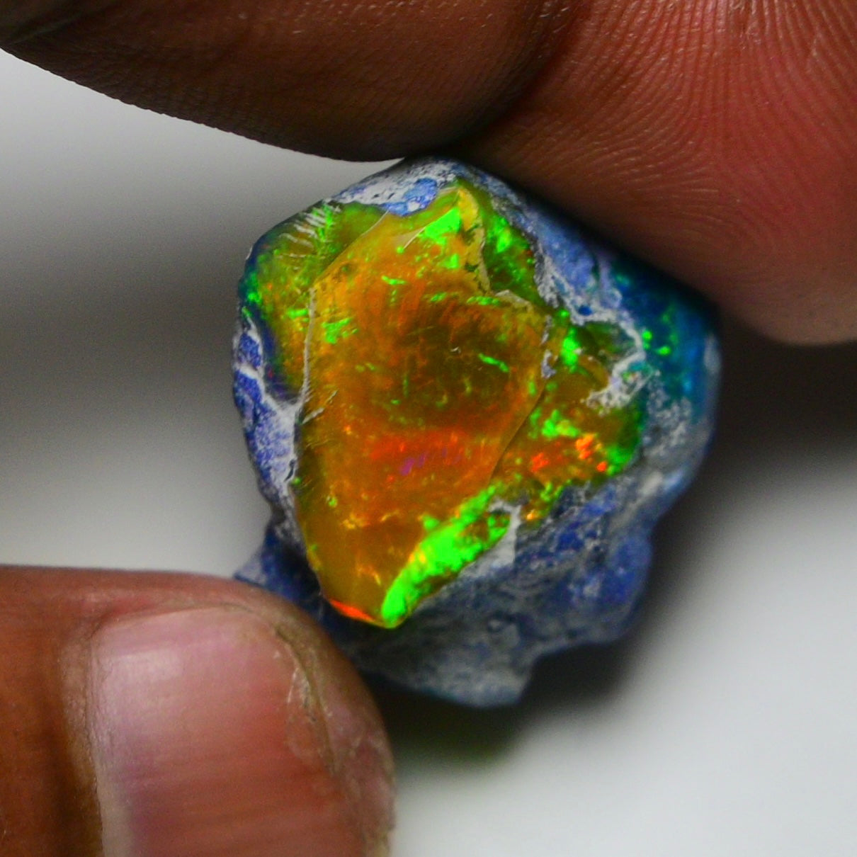 Rare Black Opal 38.75 Carats | Natural Black Ethiopian Opal Rough - Ready for Cutting & Jewelry!
