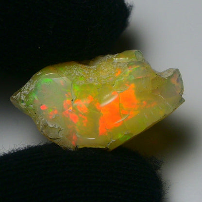 White Opal 16.30 Carats | Natural White Ethiopian Opal Rough - Ready for Cutting & Jewelry!