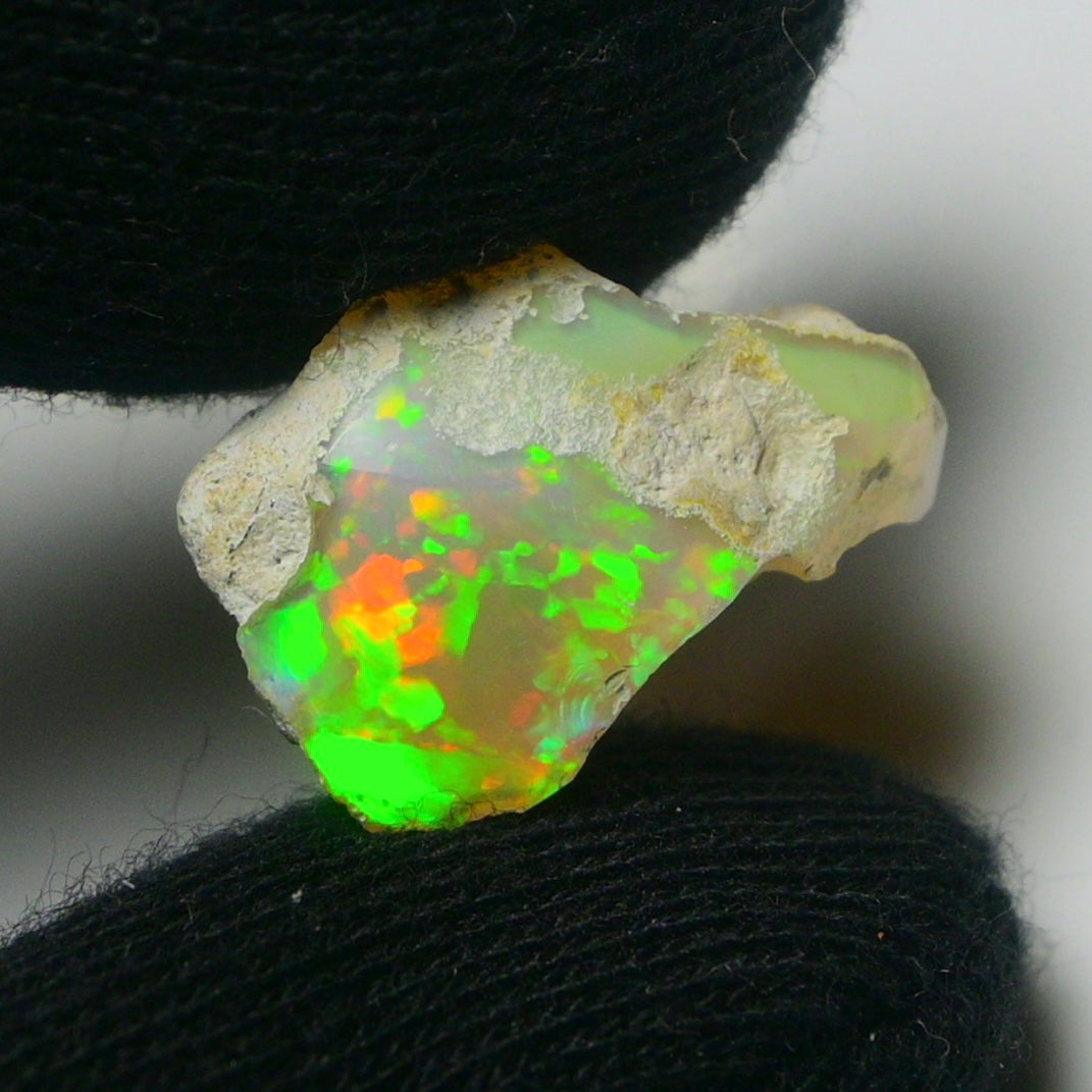 White Opal 9.00 Carats | Natural White Ethiopian Opal Rough - Ready for Cutting & Jewelry!