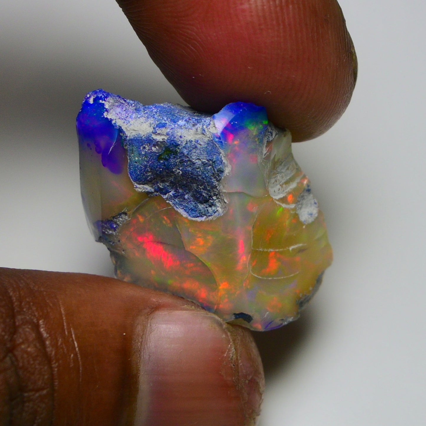 Rare Black Opal 34.35 Carats | Natural Black Ethiopian Opal Rough - Ready for Cutting & Jewelry!