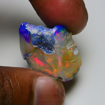 Rare Black Opal 34.35 Carats | Natural Black Ethiopian Opal Rough - Ready for Cutting & Jewelry!