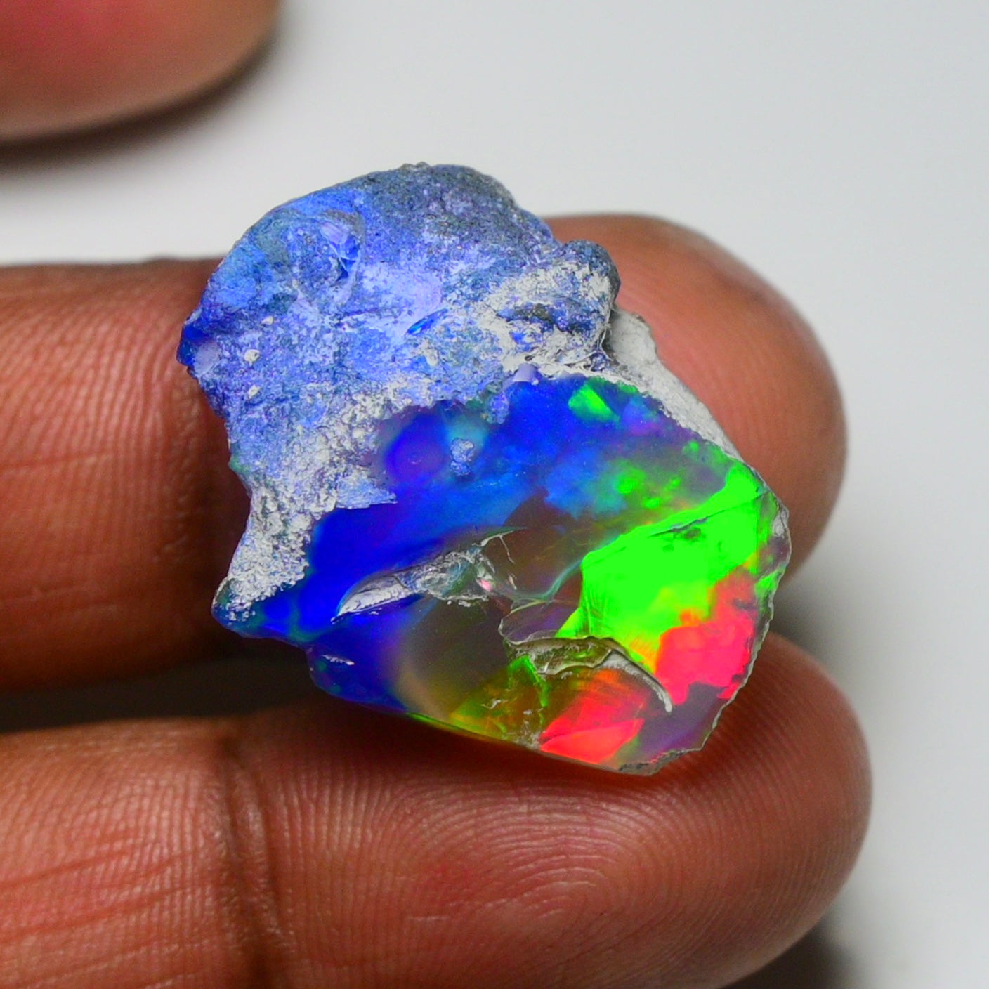 Rare Black Opal 23.55 Carats | Natural Black Ethiopian Opal Rough - Ready for Cutting & Jewelry!