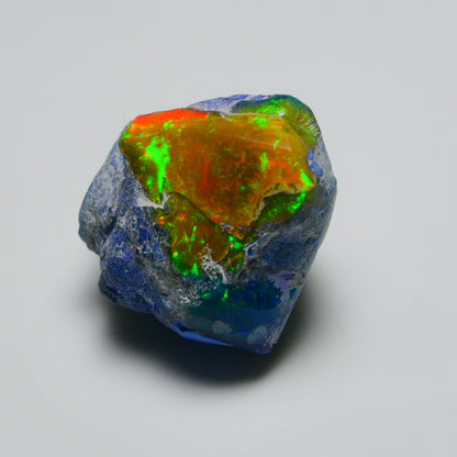 Rare Black Opal 38.75 Carats | Natural Black Ethiopian Opal Rough - Ready for Cutting & Jewelry!