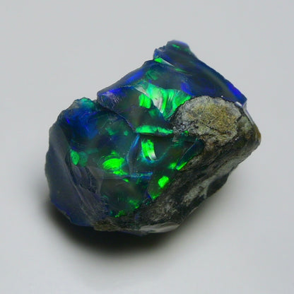 Rare Black Opal 26.35 Carats | Natural Black Ethiopian Opal Rough - Ready for Cutting & Jewelry!