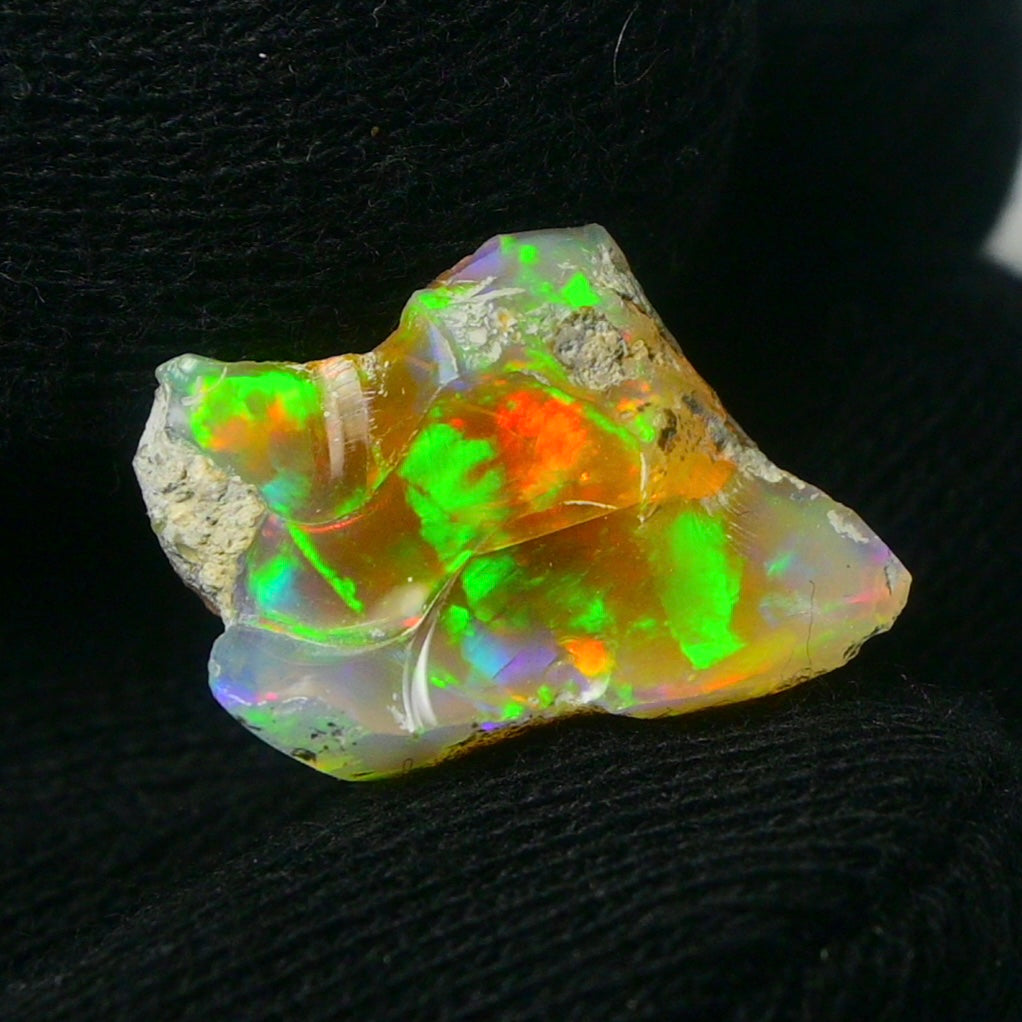 White Opal 14.60 Carats | Natural White Ethiopian Opal Rough - Ready for Cutting & Jewelry!
