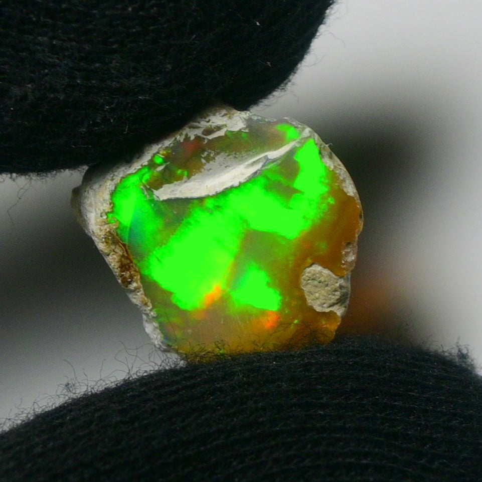 White Opal 9.95 Carats | Natural White Ethiopian Opal Rough - Ready for Cutting & Jewelry!