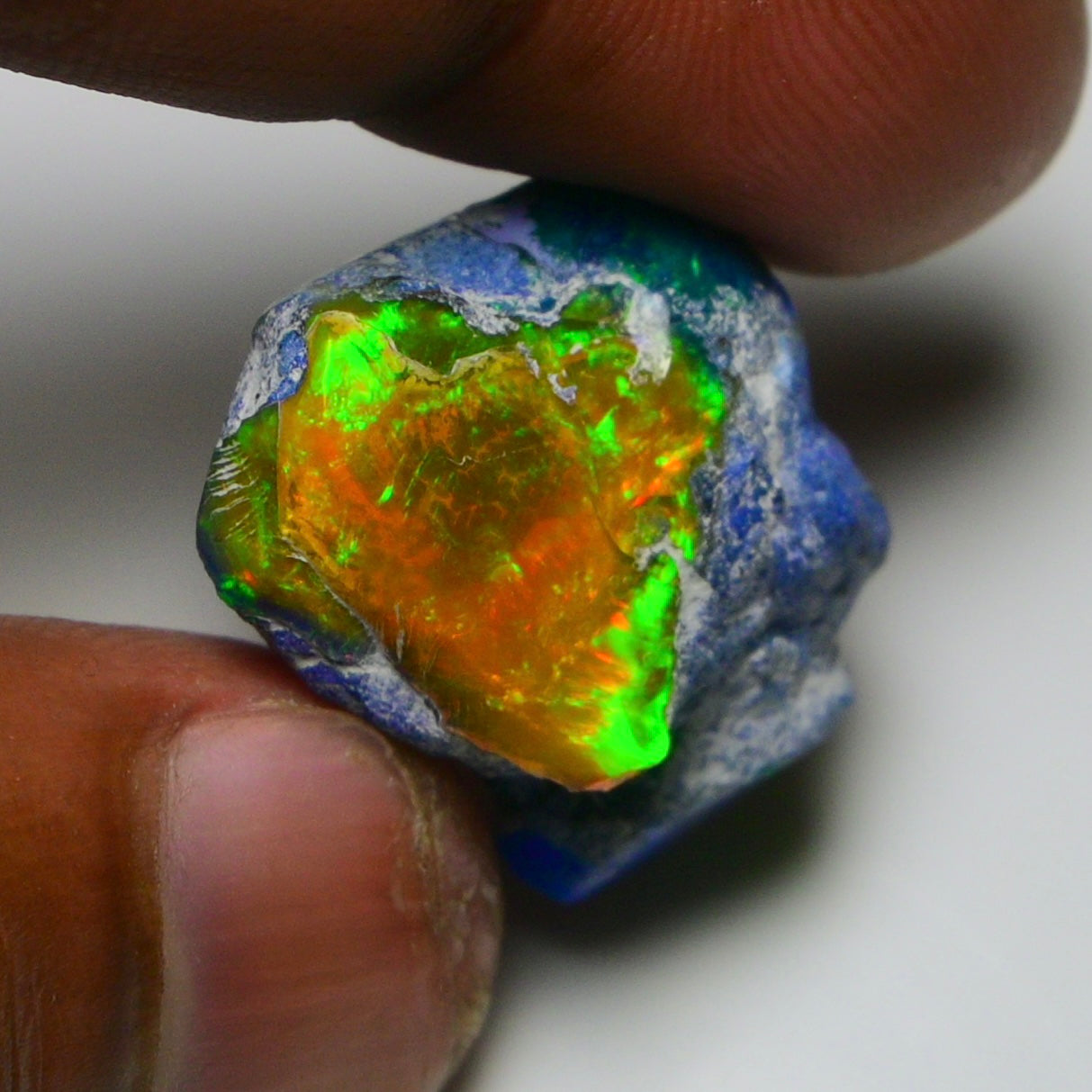 Rare Black Opal 38.75 Carats | Natural Black Ethiopian Opal Rough - Ready for Cutting & Jewelry!
