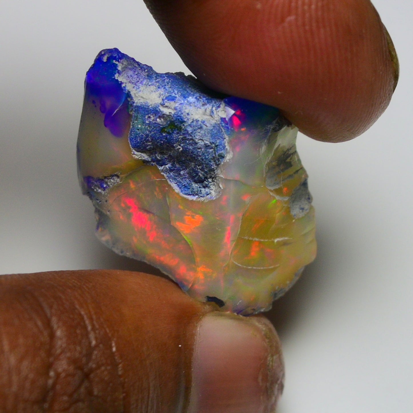 Rare Black Opal 34.35 Carats | Natural Black Ethiopian Opal Rough - Ready for Cutting & Jewelry!