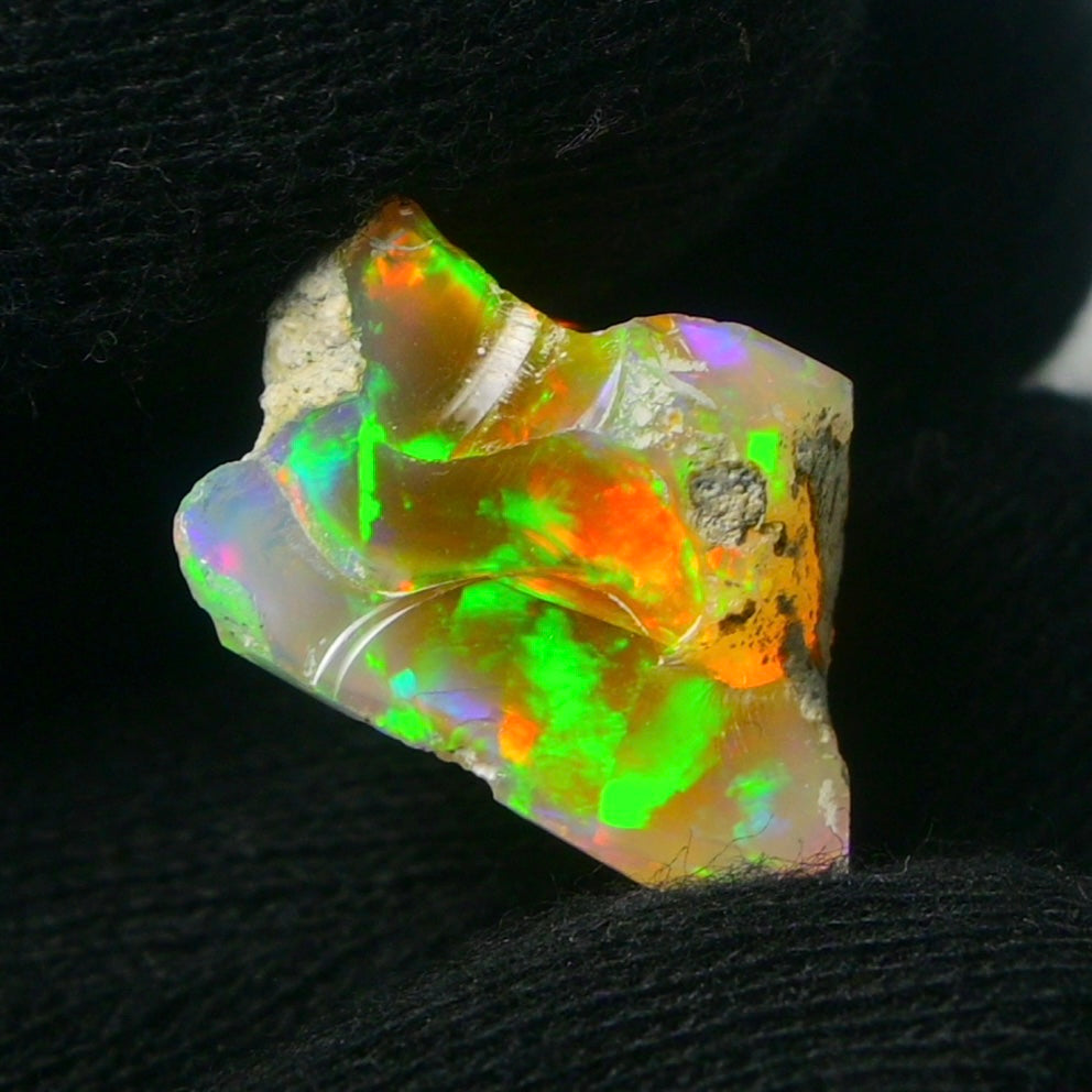 White Opal 14.60 Carats | Natural White Ethiopian Opal Rough - Ready for Cutting & Jewelry!