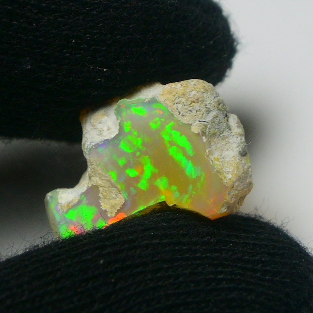 White Opal 9.00 Carats | Natural White Ethiopian Opal Rough - Ready for Cutting & Jewelry!