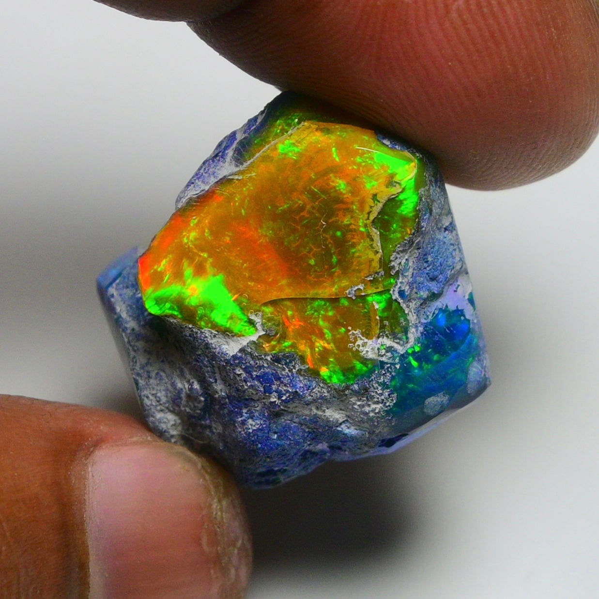 Rare Black Opal 38.75 Carats | Natural Black Ethiopian Opal Rough - Ready for Cutting & Jewelry!