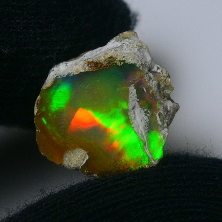 White Opal 9.95 Carats | Natural White Ethiopian Opal Rough - Ready for Cutting & Jewelry!