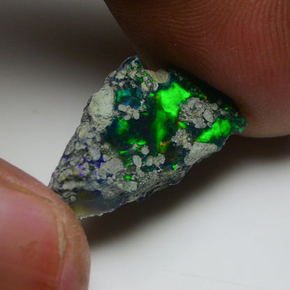 Black Opal 5.20 Carats | Natural Black Ethiopian Opal Rough - Ready for Cutting & Jewelry!